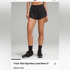 Track That High-Rise No Liner Short 3"